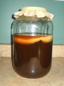 Kombucha for treating foot fungus